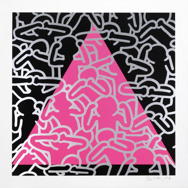 Keith Haring — Молчание = Смерть