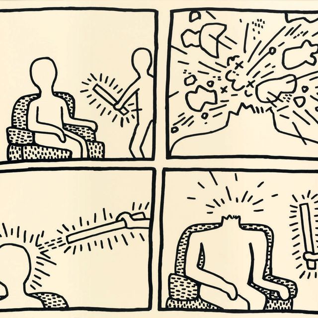 Keith Haring — Основные чертежи: одна пластина