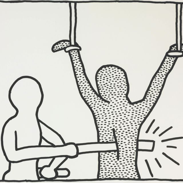 Keith Haring — Основные чертежи: одна пластина
