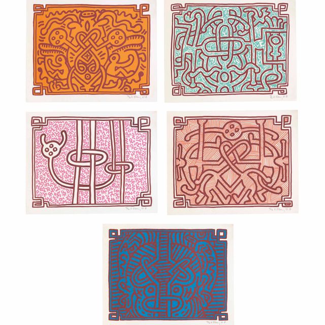 Keith Haring — Шоколадный Будда 1-5