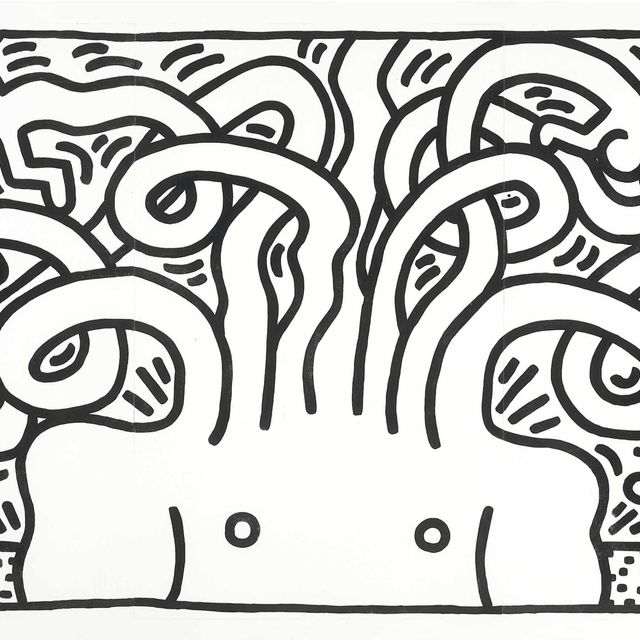 Keith Haring — Голова Медузы