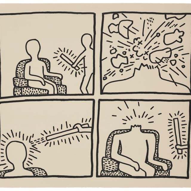 Keith Haring — Без названия, от: The Blueprint Чертежи