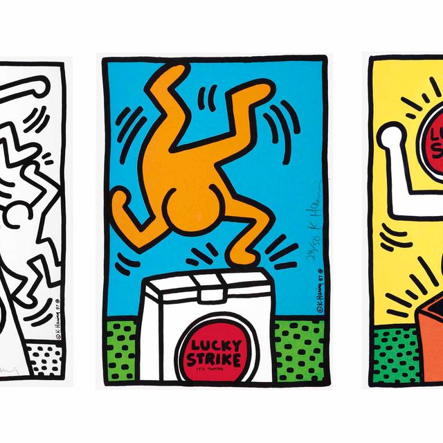 Keith Haring — Удачный удар: три отпечатка