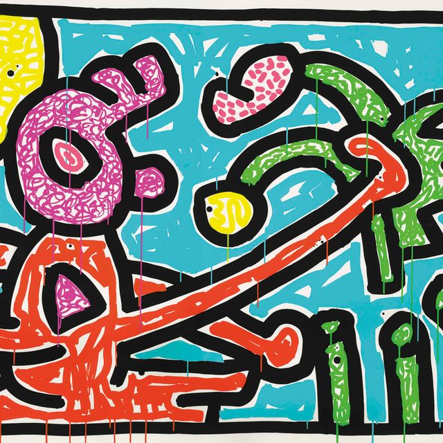 Keith Haring — Набор "Цветы": одна тарелка