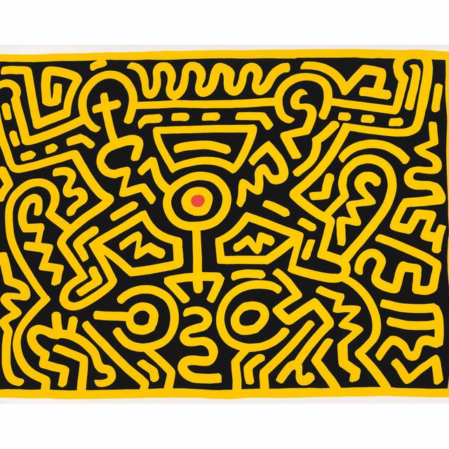 Keith Haring — Фото IV, из: Growing Suite