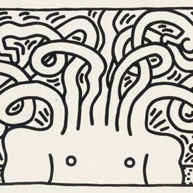 Keith Haring — Голова Медузы