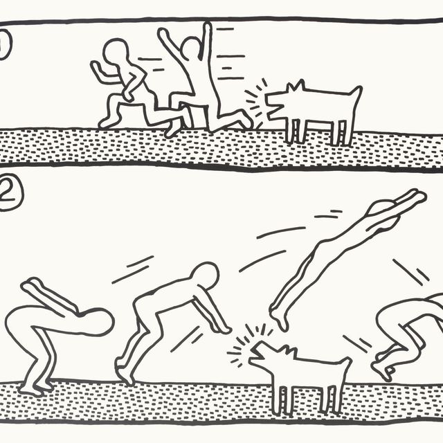 Keith Haring — Основные чертежи: одна пластина