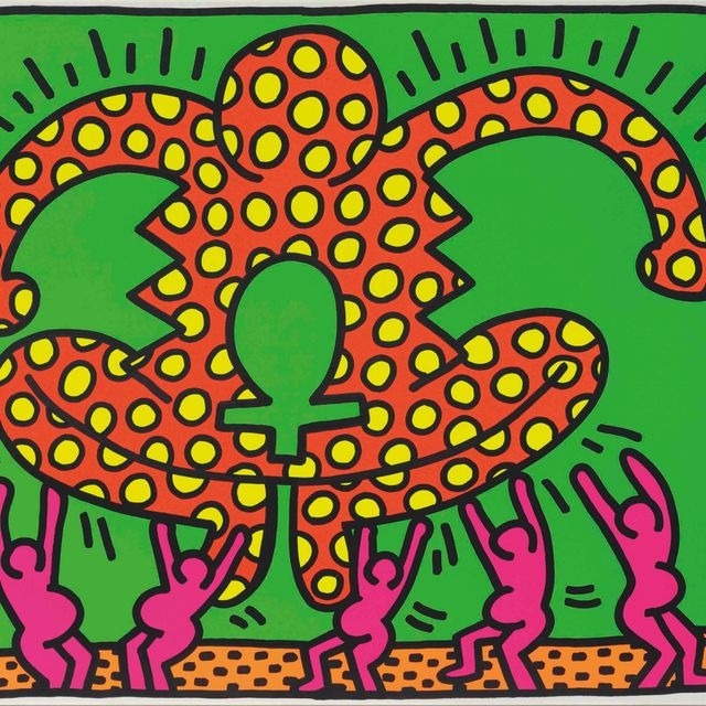 Keith Haring — Одна тарелка, из: The Fertility Suite