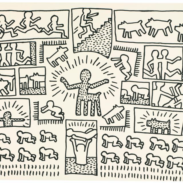 Keith Haring — Без названия , по чертежам Проекта