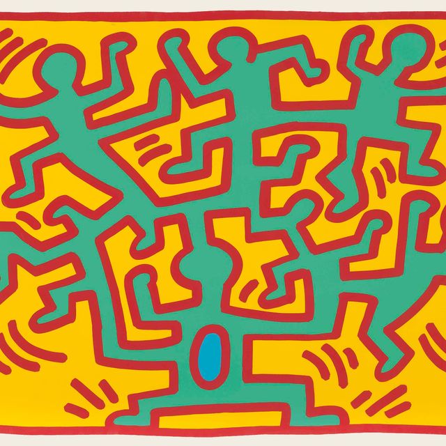 Keith Haring — Одна тарелка из: Растущего