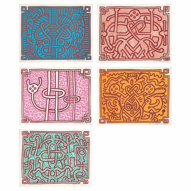 Keith Haring — Шоколадный Будда 1-5