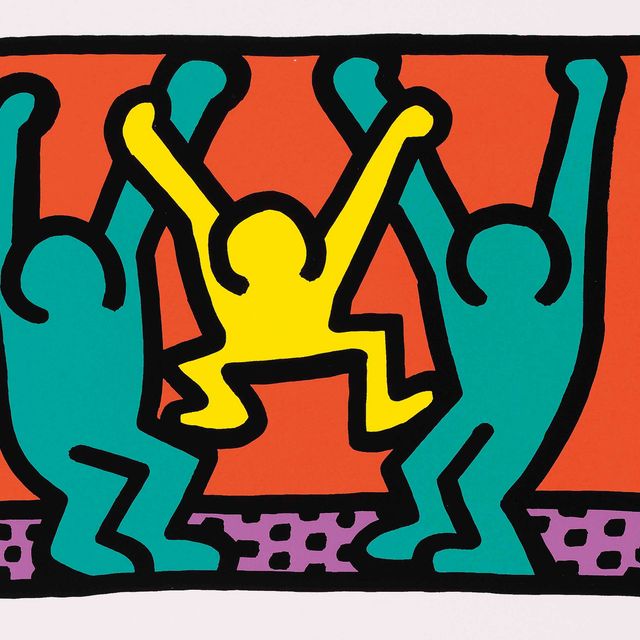 Keith Haring — Одна тарелка, от: Pop Shop I
