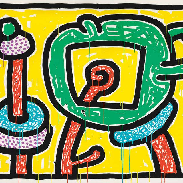 Keith Haring — Набор "Цветы": одна тарелка