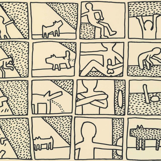 Keith Haring — Основные чертежи: одна пластина