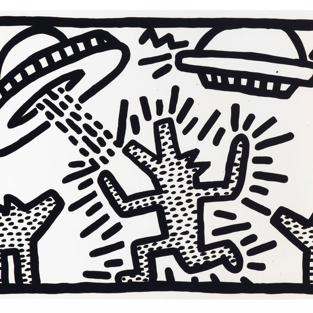 Keith Haring — Без названия : одна тарелка