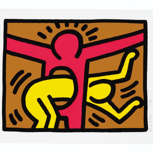 Keith Haring — Pop Shop IV : один отпечаток