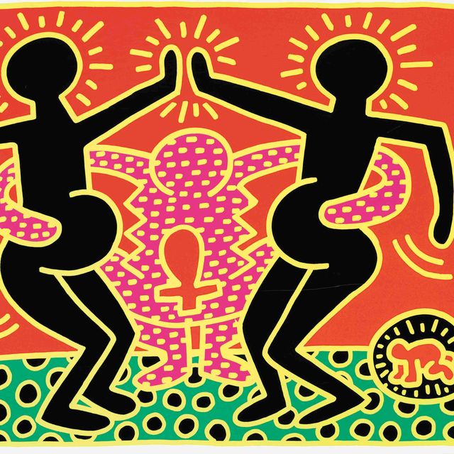 Keith Haring — Без названия 1-5 : одна тарелка