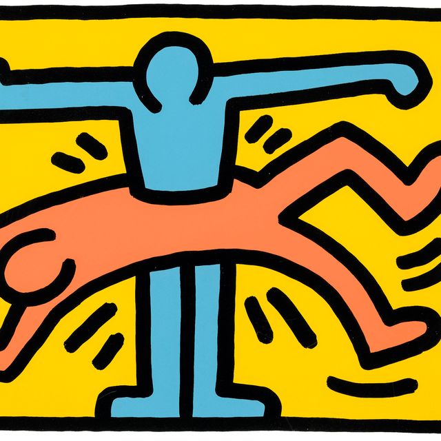 Keith Haring — Без названия, автор: Pop Shop VI (см. Литтман, стр.150)