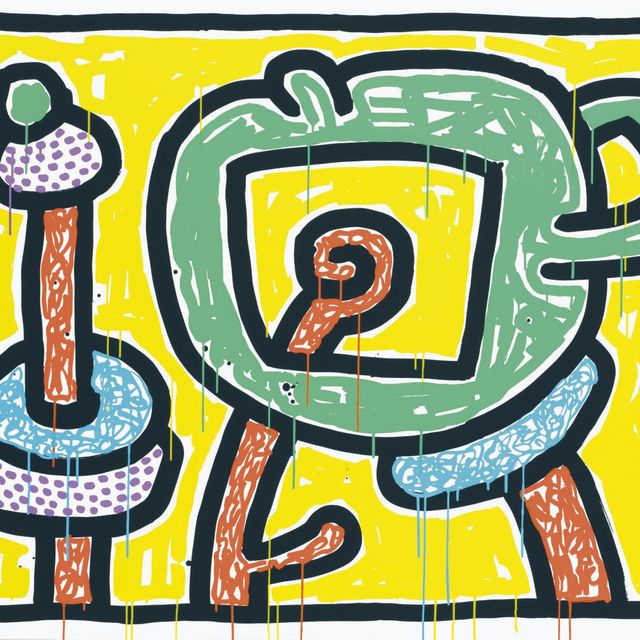 Keith Haring — Набор "Цветы": одна тарелка