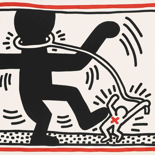 Keith Haring — Одна тарелка от: Free South Africa (L. 42)