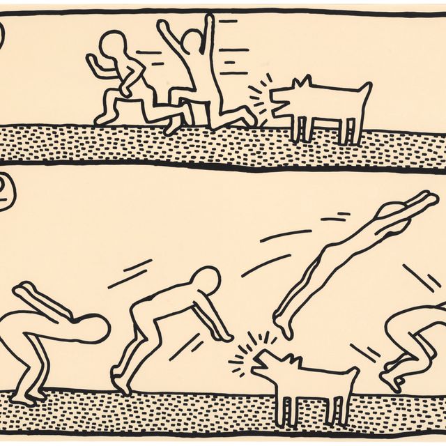 Keith Haring — Основные чертежи: одна пластина
