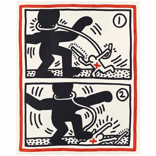 Keith Haring — Свободная Южная Африка: Одна тарелка