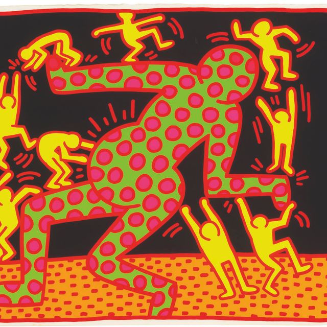 Keith Haring — Без названия 1-5 : одна тарелка
