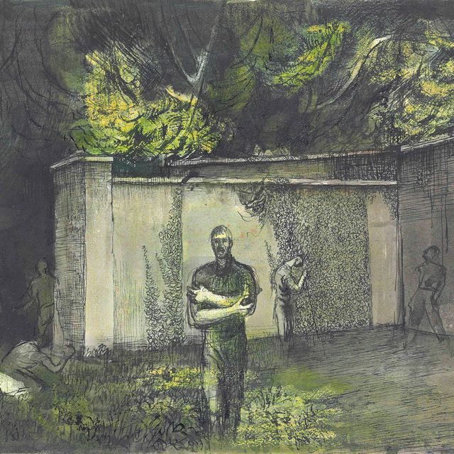 Keith Vaughan — Стена в Эштоне Гиффорде III