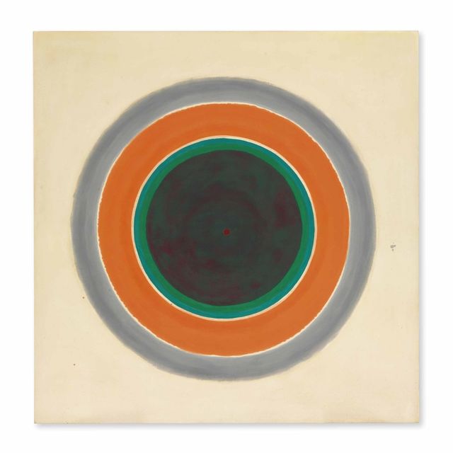 Kenneth Noland — Теплый звук в Сером поле.