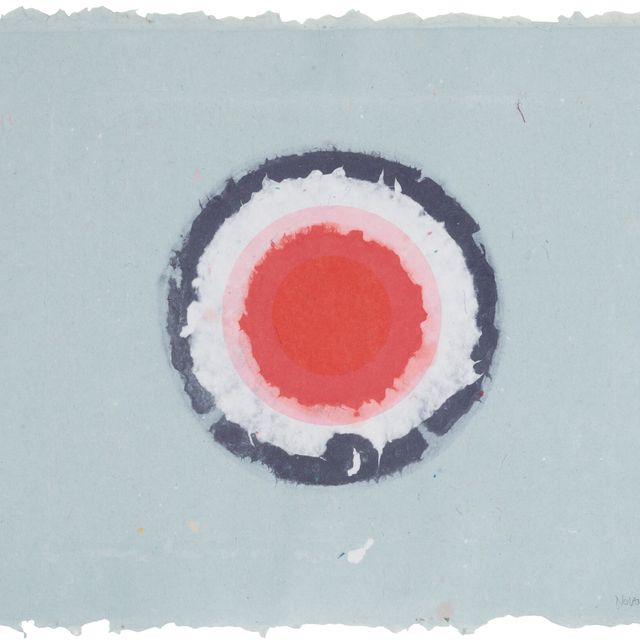 Kenneth Noland — Бумага ручной работы - Серия Circle II: II-31