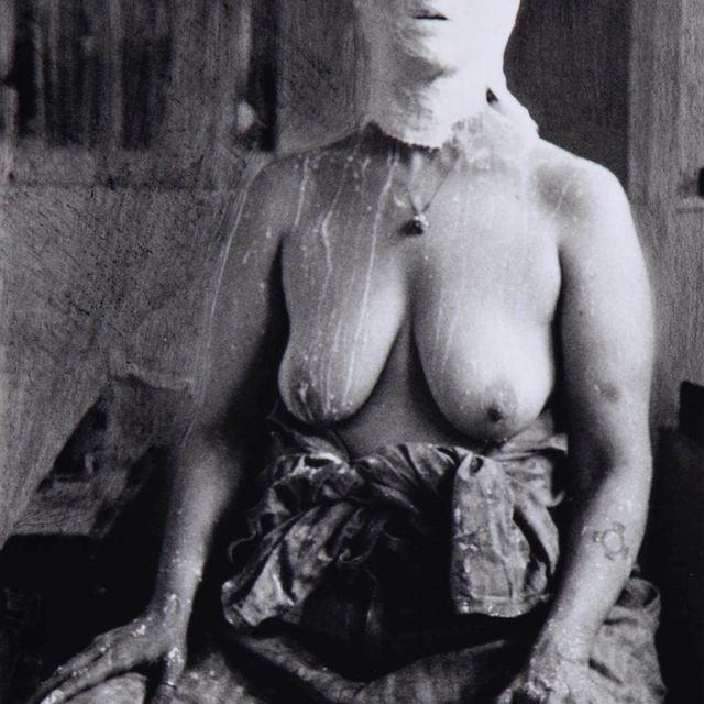 Kiki Smith — Без названия (Лицо в гипсе)