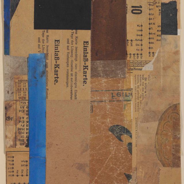 Kurt Schwitters — Он Титул (Эйнласс-Карта)