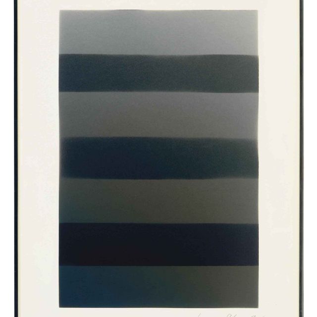 Larry Bell — Untitled (vapor drawing)