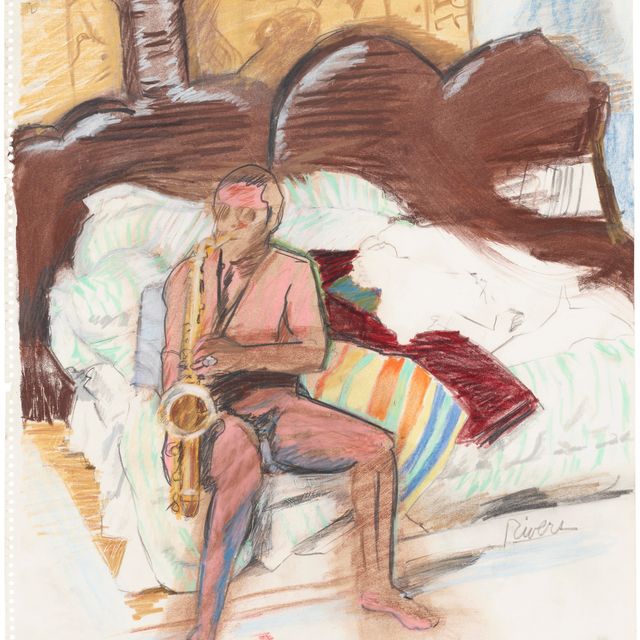 Larry Rivers — Umber Blues: Sonny and the Bed