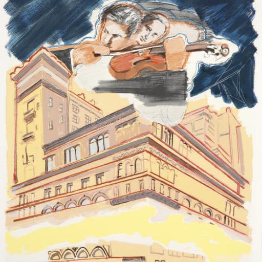 Larry Rivers — Carnegie Hall, from The Carnegie Hall 100th Anniversary Portfolio
