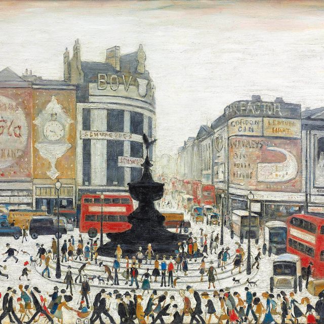 Laurence Stephen Lowry — Piccadilly Circus, London