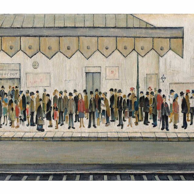 Laurence Stephen Lowry — The Railway Platform