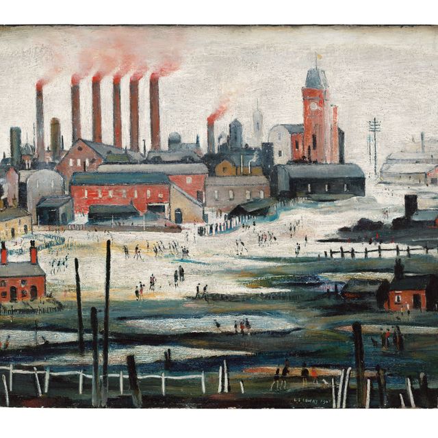 Laurence Stephen Lowry — Iron Works
