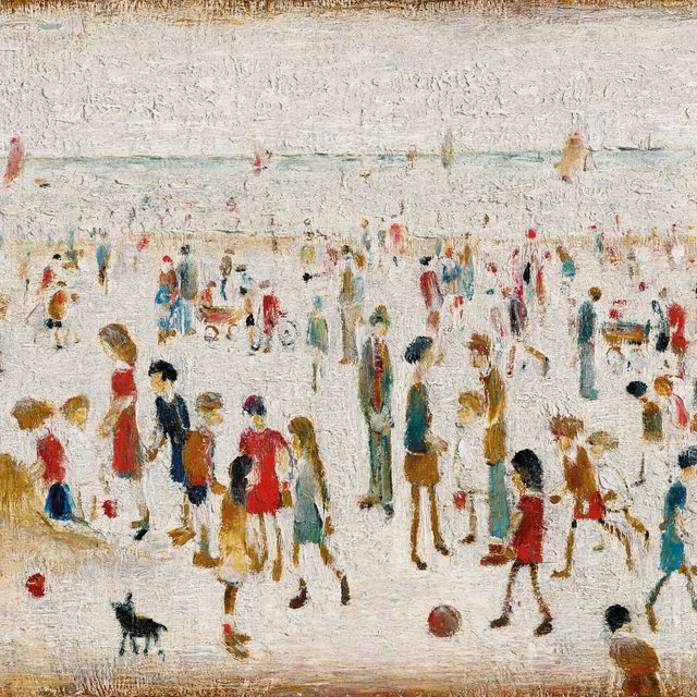 Laurence Stephen Lowry — On the Sands
