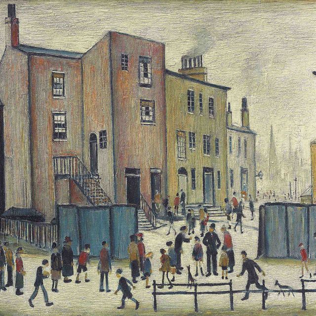 Laurence Stephen Lowry — Old Houses
