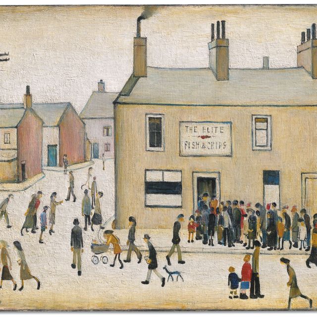 Laurence Stephen Lowry — The Elite Fish and Chip Shop