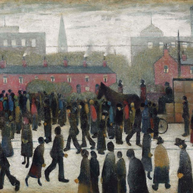Laurence Stephen Lowry — The Old Horse Ambulance