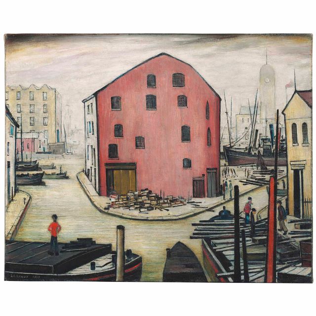 Laurence Stephen Lowry — Canal Scene near Accrington