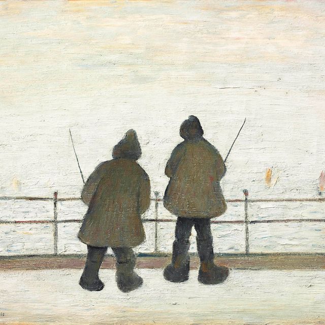 Laurence Stephen Lowry — Two Anglers