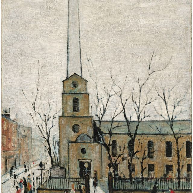 Laurence Stephen Lowry — St Luke’s Church, Old Street