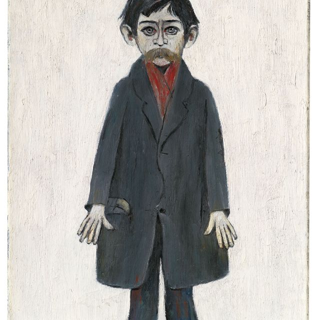 Laurence Stephen Lowry — Man with Red Scarf