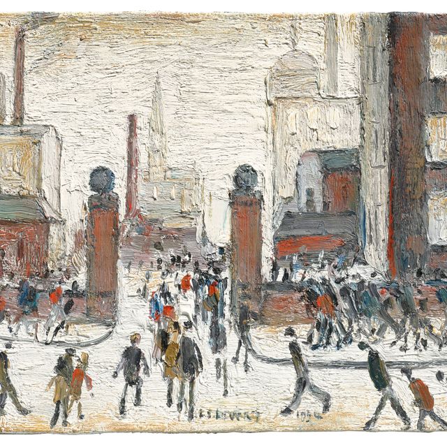 Laurence Stephen Lowry — A Mill Scene, Wigan