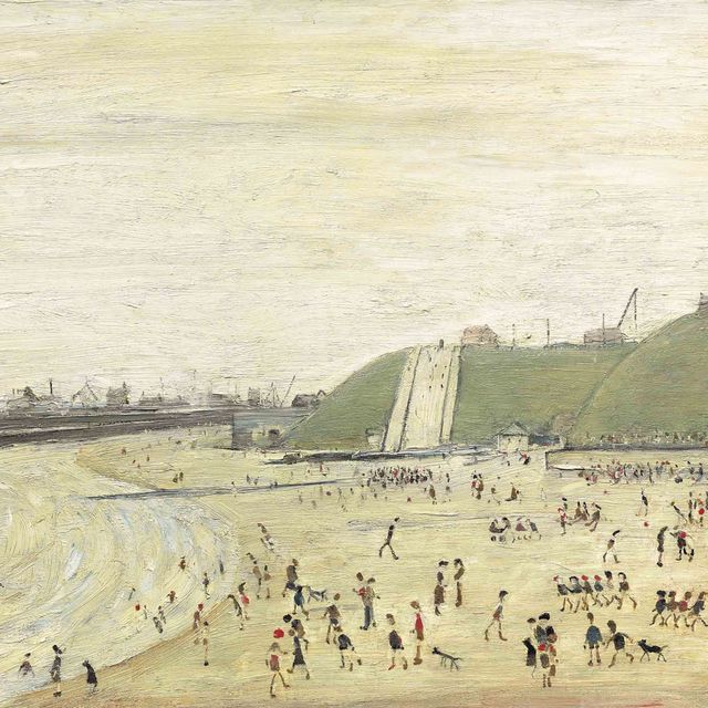 Laurence Stephen Lowry — The Beach at Roker