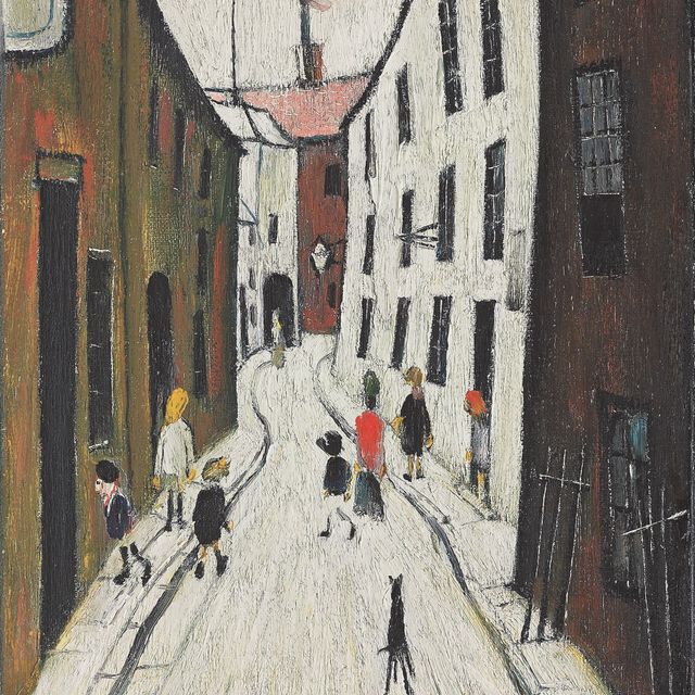 Laurence Stephen Lowry — An old street in Berwick-upon-Tweed