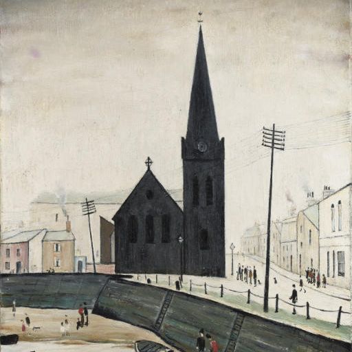 Laurence Stephen Lowry — On the Quay, Maryport